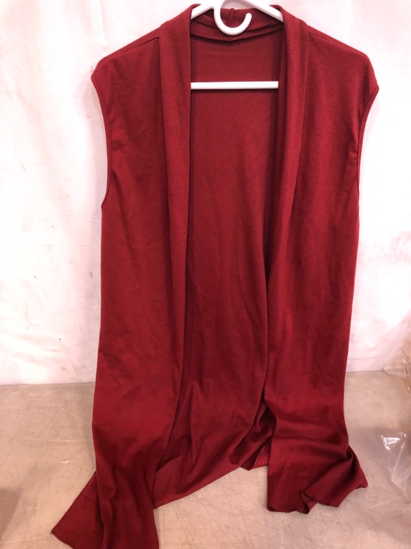 Photo 1 of cardigan with no sleeves womens large 
