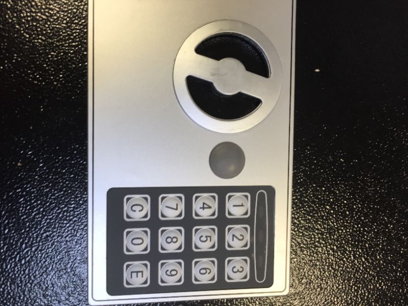 Photo 3 of 40 Key Cabinet with Digital Lock - Electronic Key Safe - Keyless Storage Box for Keys - Steel Safe - Scratch Resistant Powder Coating - Wall Anchor - Black
