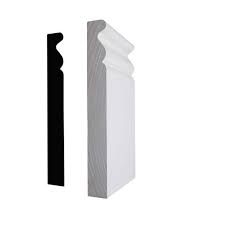 Photo 1 of Alexandria Moulding 3/4 in. x 3 in. x 6 in. Primed MDF Plinth Block Moulding, Pr
8pack