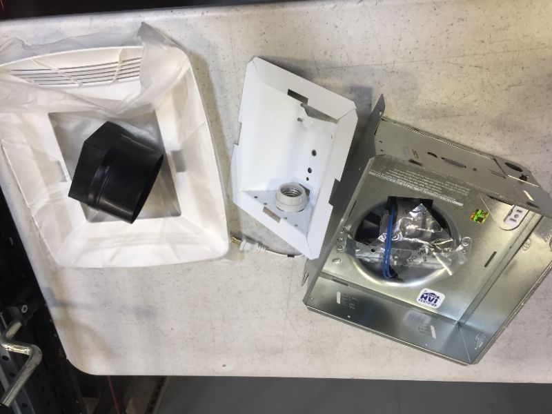 Photo 1 of Nutone 763n 50 CFM Ceiling Exhaust Bath Fan with Light