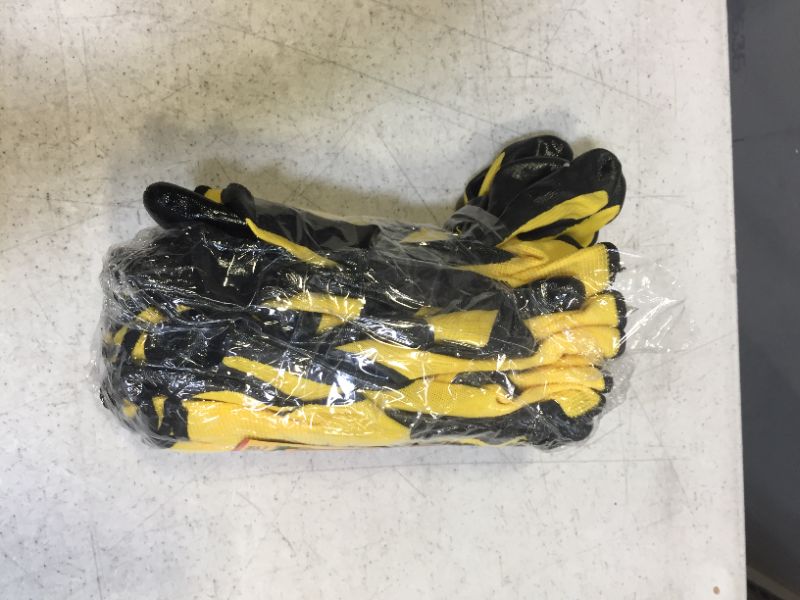 Photo 2 of Large Nitrile Coated Work Gloves (10 Pair)