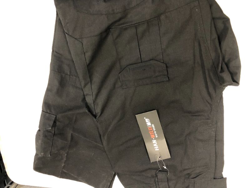 Photo 2 of Generic Brand Black  Men's Pants with Double Pockets on the Side ---Chinese size 40