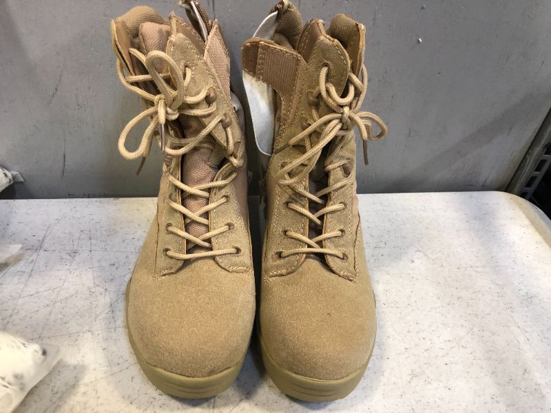 Photo 1 of Men's Tactical Boots Outdoor Waterproof Delta Combat Boots Jungle Desert Camouflage Beige Size 8