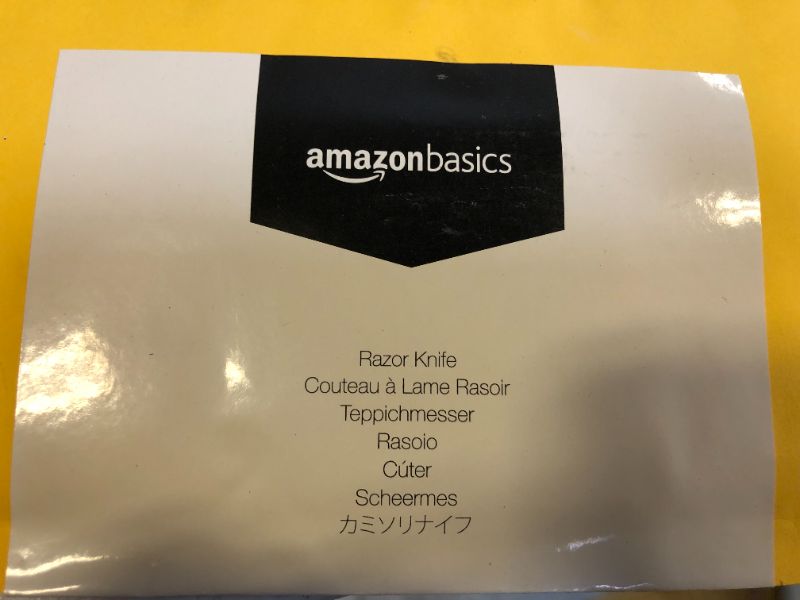 Photo 1 of Amazon Basics Razor Knife 5Pack