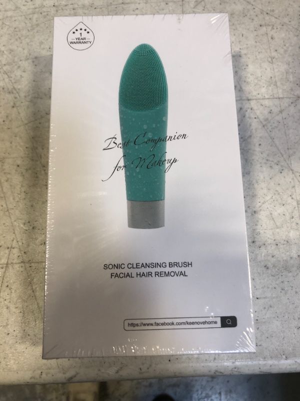 Photo 1 of 3 in 1 Facial Hair Removal for Women with Face Cleansing Brush and Skin Lift Massager Face Skin Care Tool Multifunctional Silicone Sonic Rechargeable Waterproof Keenove (Green) **FACTORY SEALED**
