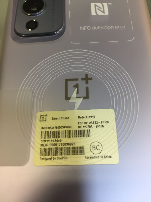 Photo 5 of OnePlus 9 Winter Mist, 5G Unlocked Android Smartphone U.S Version, 8GB RAM+128GB Storage, 120Hz Fluid Display, Hasselblad Triple Camera, 65W Ultra Fast Charge, 15W Wireless Charge, with Alexa Built-in  --- WAS FACTORY SEALED BUT OPENED FOR LIVE PHOTOS 
