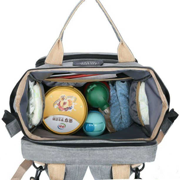 Photo 2 of 3 in 1 Foldbale Diaper Bag Baby Bed Portable Bassinet Crib Backpack Travel/Sleep
