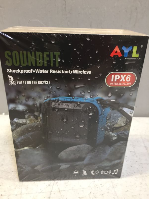 Photo 2 of AYL SOUNDFIT IPX6 Shockproof Water Resistant Wireless Portable Outdoor Speaker