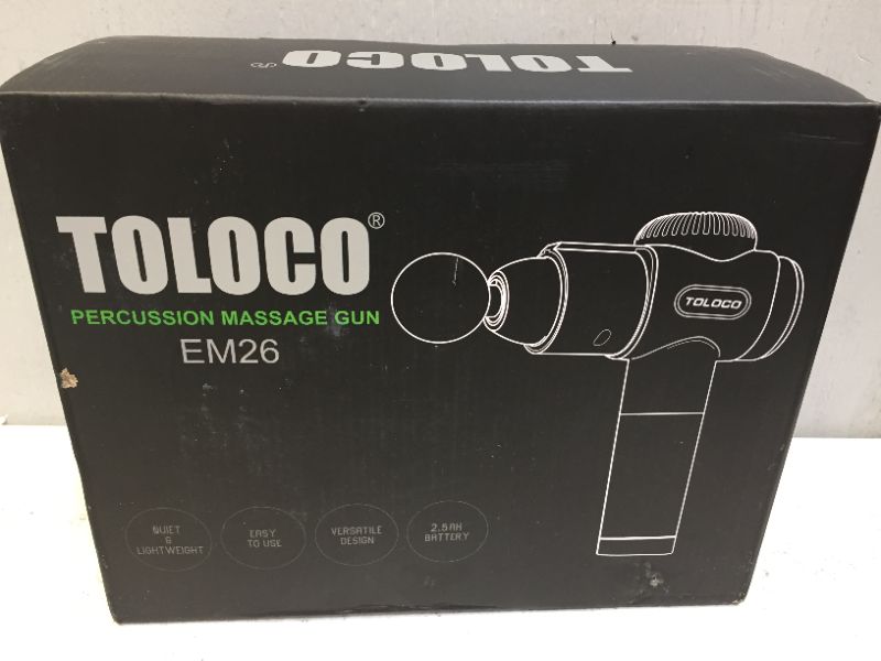 Photo 4 of Massage Gun Toloco–T11 Pro Handheld Deep Tissue Muscle Sports Body Massager Portable Drill Super Quiet Brush Motor