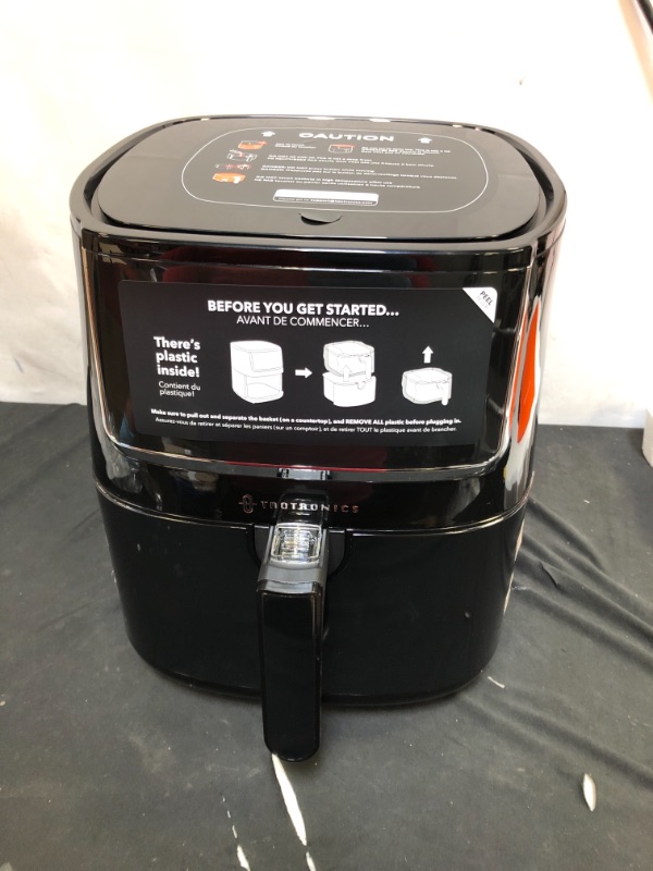 Photo 2 of Air Fryer, Large 6 Quart 1750W Air Frying Oven with Touch Control Panel
