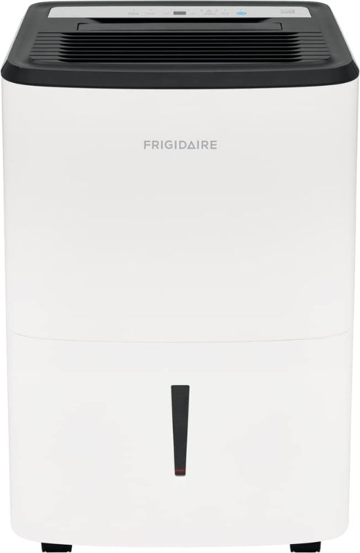 Photo 1 of Frigidaire Dehumidifier, High Humidity 50 Pint Capacity with Built In Pump, in White
