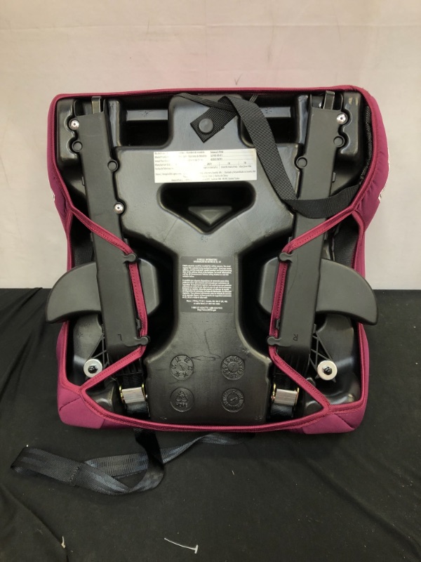 Photo 3 of Diono Solana 2 XL, Dual Latch Connectors, Lightweight Backless Belt-Positioning Booster Car Seat, 8 Years 1 Booster Seat, Pink
