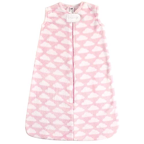 Photo 1 of Hudson Baby Unisex Baby Plush Sleeping Bag, Sack, Blanket, Pink Clouds Plush, 12-18 Months