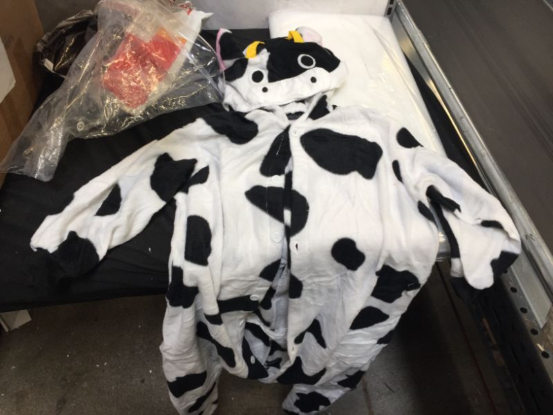 Photo 1 of COW COSTUME/PAJAMAS SIZE SMALL