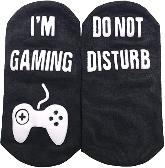 Photo 1 of Gamer Socks Gamer Gifts Sock Novelty Funny Socks Birthday Present Chiristmas Gifts Christmas Unisex -----PACK OF 3 ONE SIZE MOSTLY FITS ALL