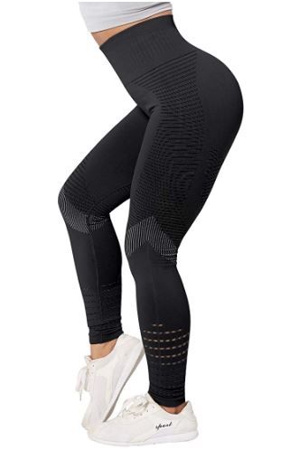 Photo 1 of SVOKOR Seamless Womens Workout Pants High Waist Leggings for Women Gym not See Through Tummy Control Women Yoga Legging SIZE MEDIUM
