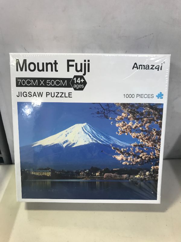 Photo 2 of Jigsaw Puzzles 1000 Pieces for Adults - Mount Fuji Jigsaw Puzzle with Letters on Back - Premium Cardboard Perfect Interlocking Clear Printing?28×20In?
