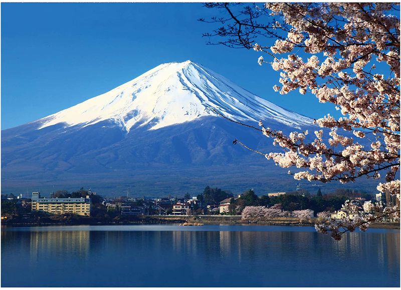 Photo 1 of Jigsaw Puzzles 1000 Pieces for Adults - Mount Fuji Jigsaw Puzzle with Letters on Back - Premium Cardboard Perfect Interlocking Clear Printing?28×20In?
