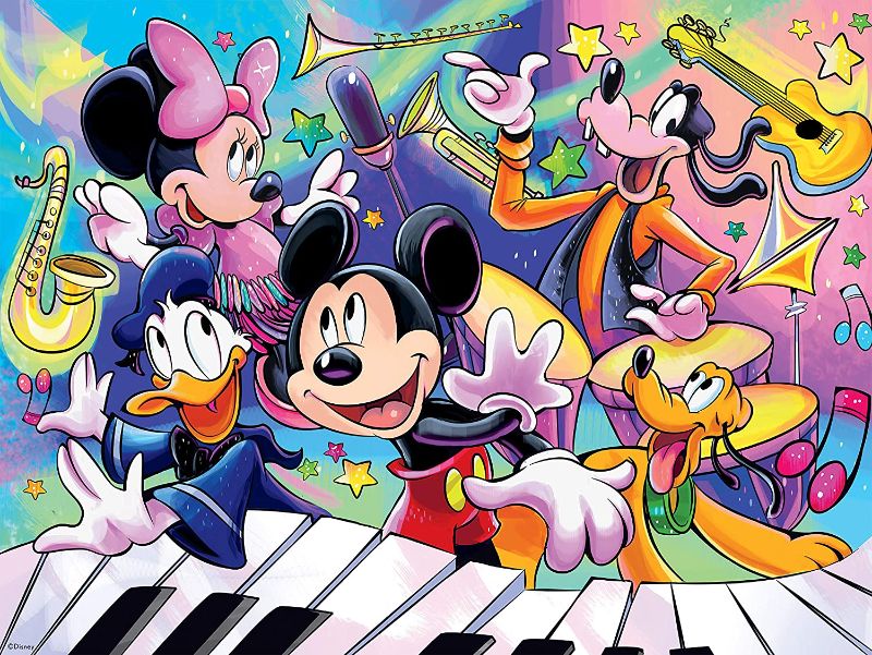 Photo 1 of Ceaco - Disney - Together Time Collection - Fab Five Music Concert - 400 Piece Jigsaw Puzzle
