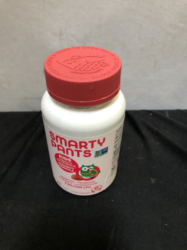 Photo 2 of  SmartyPants Kids Prebiotic and Probiotic Formula, Strawberry Crème, 60 Ct. --- EXP 04/05/2023