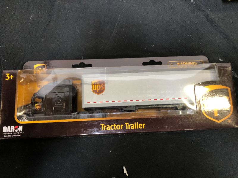 Photo 2 of  UPS Tractor Trailor Die Cast Vehicle Authentic Collectible - 1:64 Scale