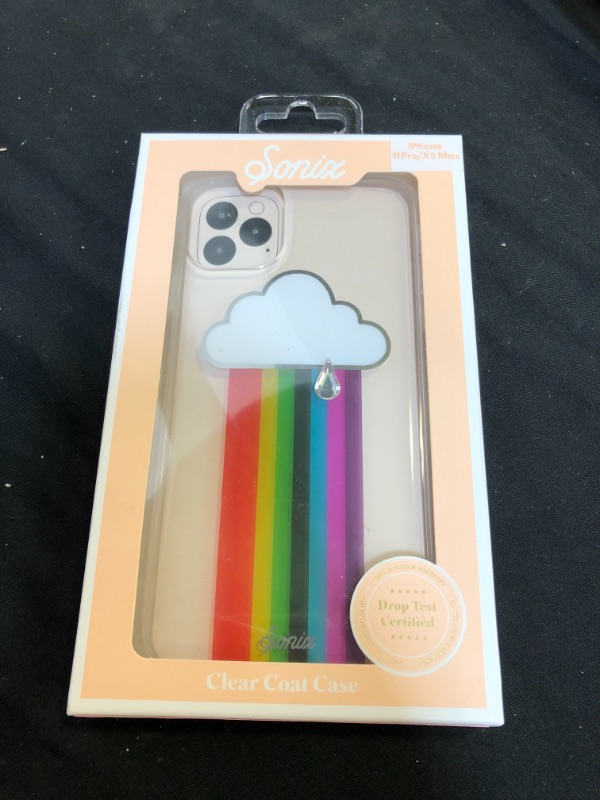 Photo 2 of Sonix Cloudy (Rainbow Cloud) iPhone 11 Pro Max [10ft Drop Tested] Protective Clear Case for Apple iPhone Xs Max, iPhone 11 Pro Max
