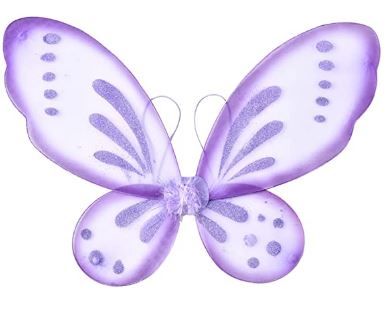 Photo 1 of Butterfly Wings Dress Up?Fairy Wings for Toddler Girls?Adult Fairy Wings for Women Costume Accessories(Purple)
