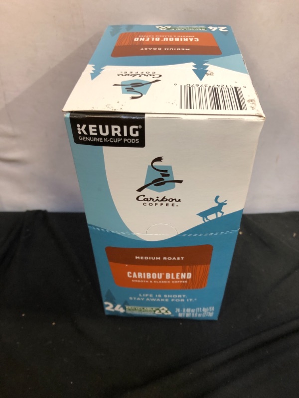 Photo 2 of Caribou Coffee Caribou Blend, Single Serve Coffee K-Cup Pod, Medium Roast, 48-Count For Brewers
bb - jan - 9 - 22 