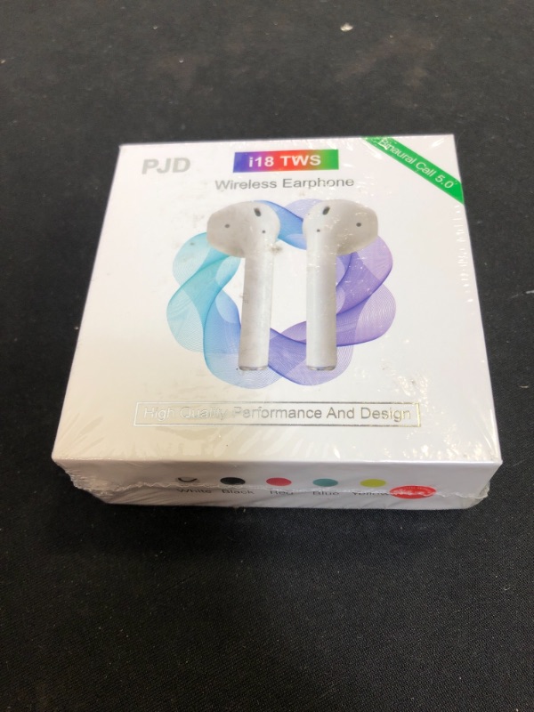 Photo 1 of PJD i18 TWS Wireless Earbuds White High Quality Performance and Design