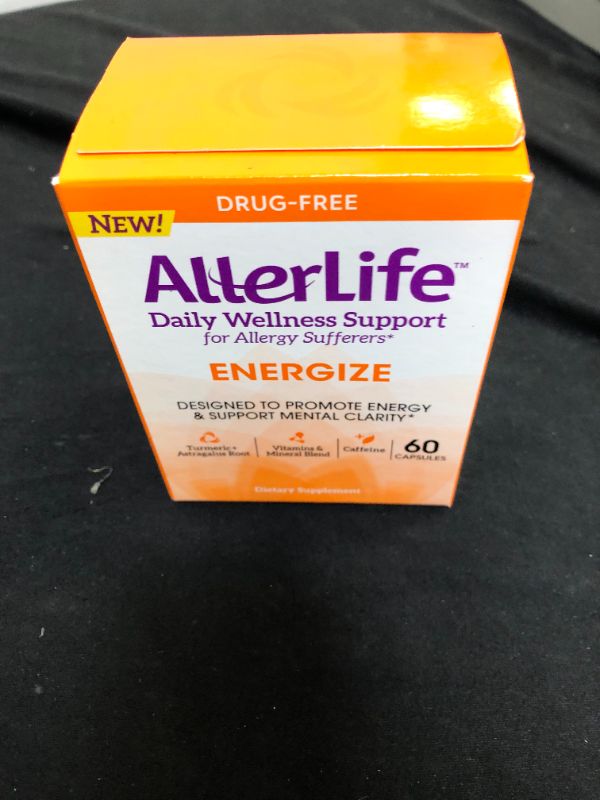 Photo 2 of AllerLife Energize Capsules, Daily Allergy Supplements & Energy Support, 60-Count