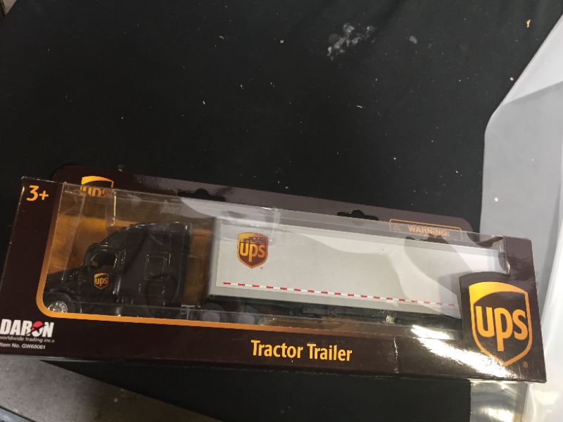 Photo 1 of Daron Worldwide Toy Cars and Trucks - UPS Tractor Trailer Toy Truck
