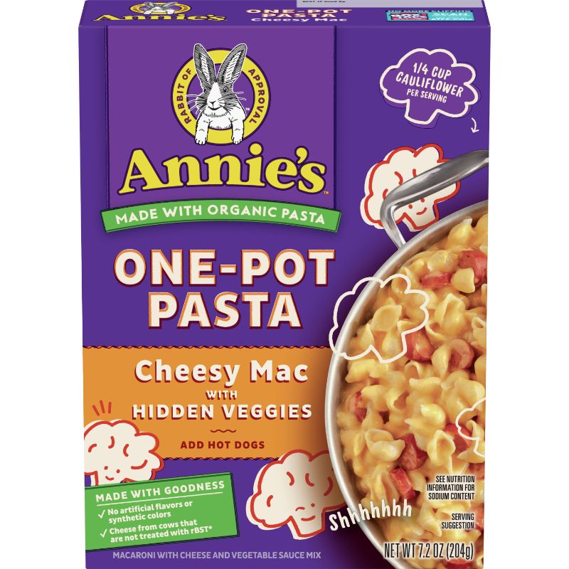 Photo 1 of (8 Pack) Annie's One-Pot Pasta W/ Hidden Veggies Cheesy Mac
EXP JAN 15 2022