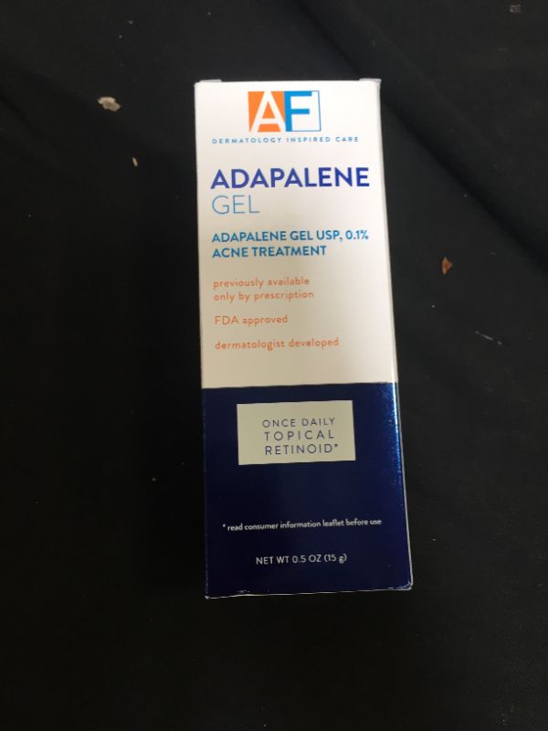 Photo 2 of 
Acne Free Adapalene Gel 0.1%, Once-Daily Topical Retinoid Acne Treatment, Dermatologist Developed, Unclogs Pores and Clears Acne, Prevents and Improve Whiteheads and Blackheads, 0.5 Ounce
EXP 02/2022