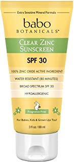 Photo 1 of Babo Botanicals Clear for Babies Fragrance Free Zinc Sunscreen Lotion - SPF 30 - 3 fl oz