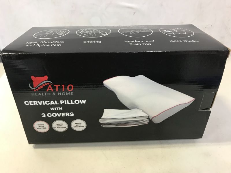 Photo 1 of AT10 HEALTH & HOME CERVICAL PILLOW WITH 3 COVERS