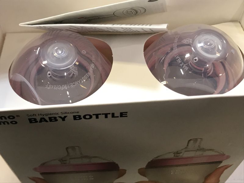 Photo 1 of Comotomo Baby Bottle, Pink, 8 Ounce (2 Count)
2 Count (Pack of 1)
