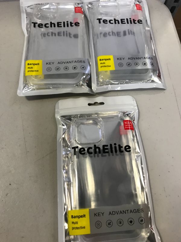 Photo 1 of CLEAR IPHONE 13 PRO MAX PHONE CASE 3 PACK 