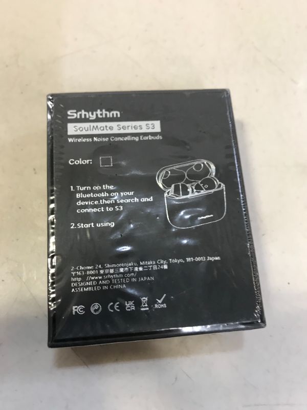 Photo 3 of Srhythm Soulmate Series 3 (S3) Active Noise Cancelling Earbuds, Bluetooth 5.1 Earphones with ANC,ENC and Game Mode 80ms Low Latency
FACTORY SEALED 