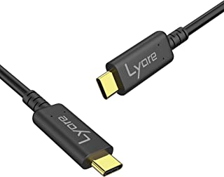 Photo 1 of USB4 Cable Compatible for Thunderbolt 3 3Ft/40Gbps/5K/100W, Lyare USB4 Cable 20V/5A Supports Single 5K 60hz or Dual 4K 60hz Monitor Compatible with Thunderbolt 3, USB4, USB-C, 2020 M1 Mac Books (0.8M)
