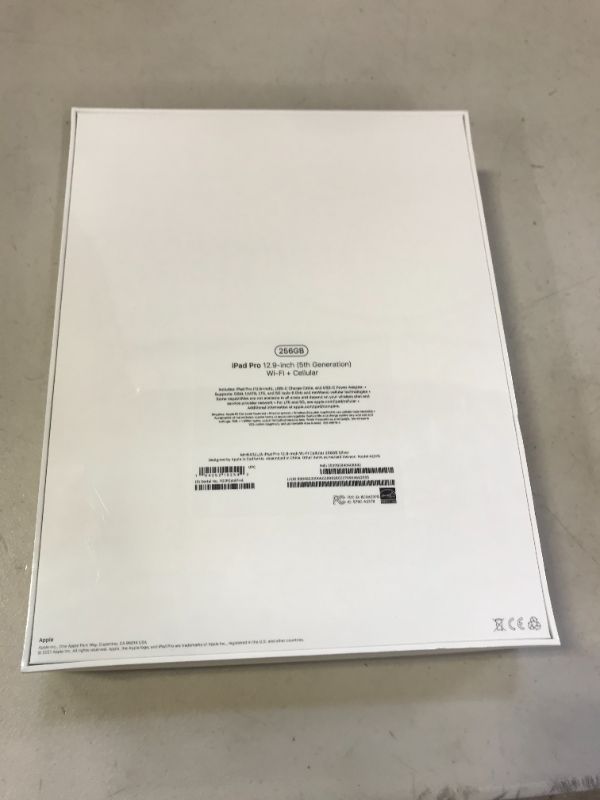 Photo 4 of 2021 Apple 12.9-inch iPad Pro Wi?Fi + Cellular 256GB - Silver 
BRAND NEW, FACTORY SEALED 
