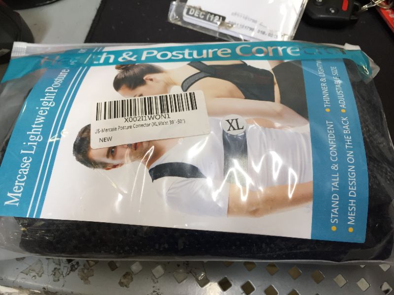 Photo 2 of Mercase Invisible Posture Corrector for Men and Women,Lightweight Back Brace with 2 Support Plates,Adjustable and Breathable Back Support for Back,Neck and Shoulder Pain Relief(XL,Waistline 39-50in)
