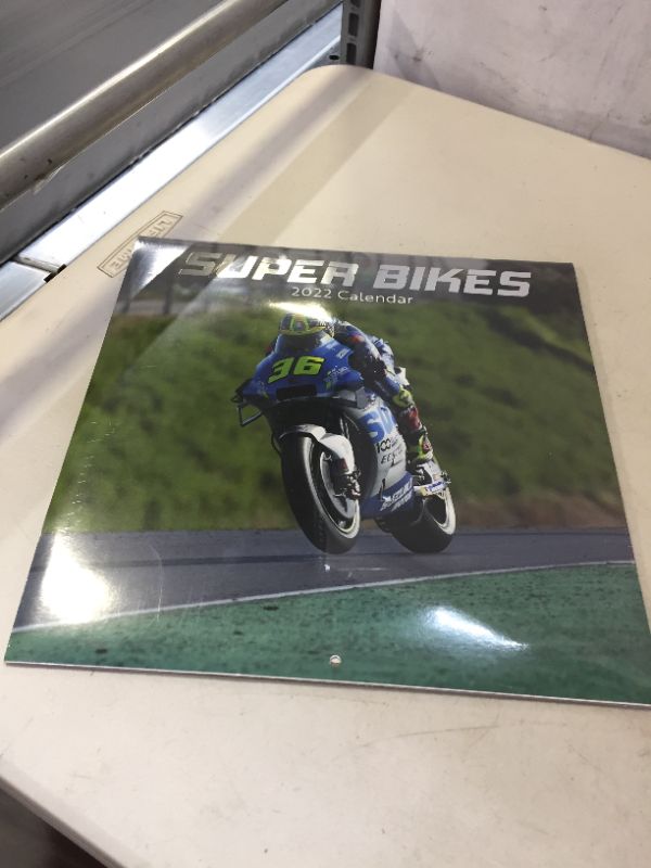 Photo 2 of 2021 - 2022 Monthly Car Wall Calendar, 16 Month, Super Bikes Theme