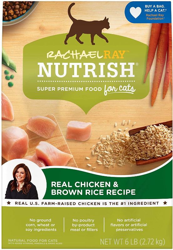 Photo 1 of 3 PACK Rachael Ray Nutrish Super Premium Dry Cat Food with Real Meat & Brown Rice
BEST BY 04/20/2022