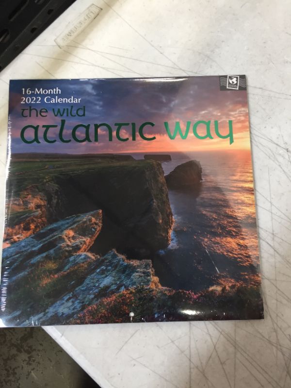 Photo 1 of 2022 Wall Calendar - The Wild Atlantic Way Calendar, 12 x 12 Inch Monthly View, 16-Month, Travel and Destination, Includes 180 Reminder Stickers
