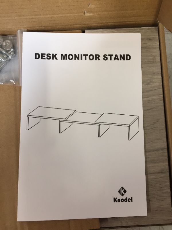 Photo 1 of DUAL MONITOR STAND GRAY