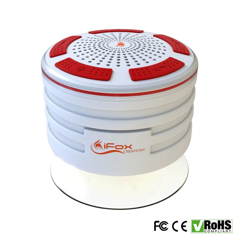 Photo 1 of iFox iF013 Bluetooth Shower Speaker - 100% Waterproof Shower Radio. Wireless It Pairs to All Bluetooth Devices - Phones