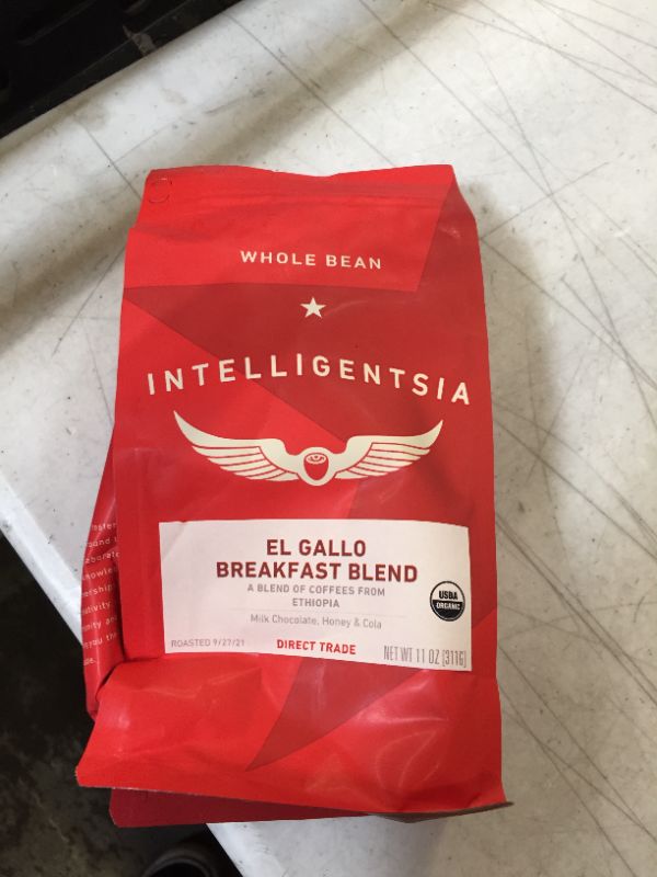 Photo 2 of Intelligentsia Organic El Gallo Breakfast Blend Coffee 12 oz. Bag\
EXP DEC 26 2021