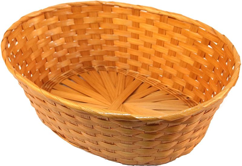 Photo 1 of Xecrk Handmade Storage Baskets,oval rack basket?Shelf basket woven storage box?makeup cabinet bathroom bedroom storage basket 3 pcs
