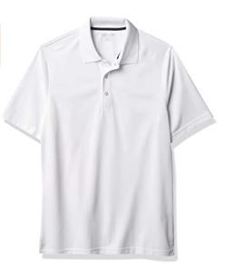 Photo 1 of Amazon Essentials Men's Regular-Fit Quick-Dry Golf Polo Shirt SIZE MEDIUM
