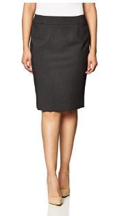 Photo 1 of Calvin Klein Women's Straight Fit Suit Skirt (Regular and Plus Sizes) SIZE 4 CHARCOAL